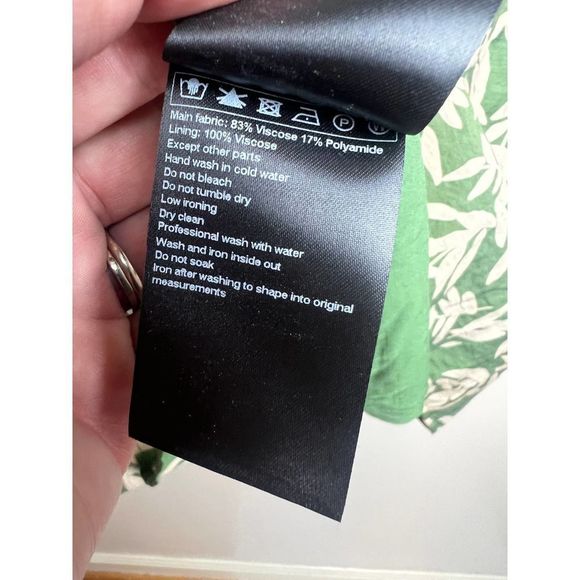 ba&sh Green Ruffled Wrap Mini Dress - Picture 9 of 9